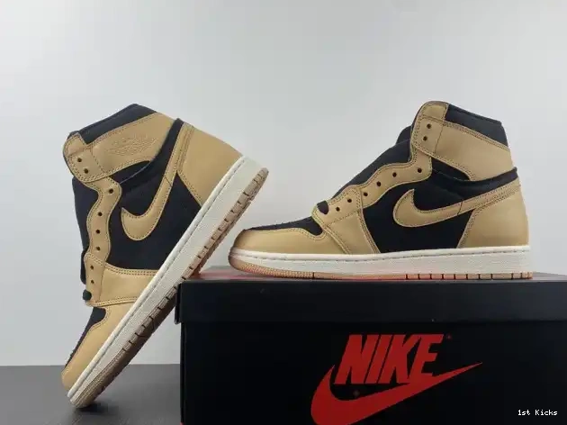1st Kicks Shoes 555088-202 1 OG Jordan Heirloom High Air 0616